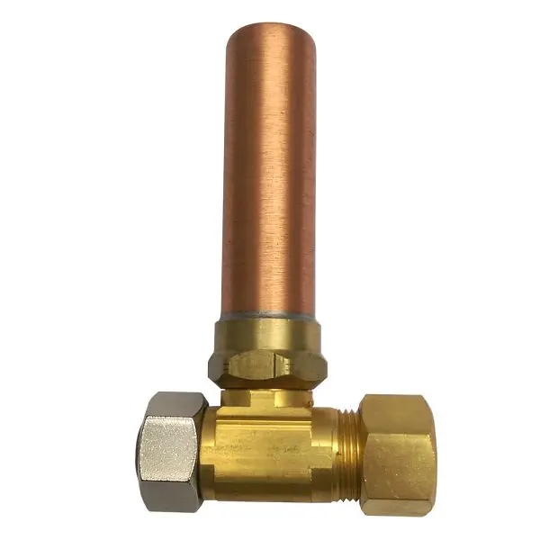 Jones Stephens 5/8" M x F Compression TEE AA Water Silicone Rubber Mallet Arrester, Lead Free, A97014