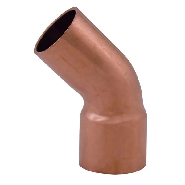 Jones Stephens 5/8" Wrot/ACR Solder Joint Copper Metal 45° Street Ell, C75466