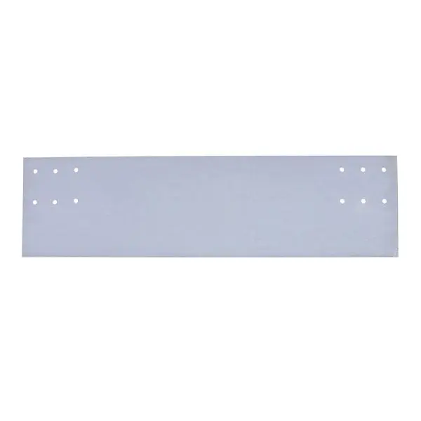 Jones Stephens 5" x 18" Zinc-Coated Alloy Steel Quality F.H.. Strap 6 Offset Holes, 16 Gauge, Box 15, F165186