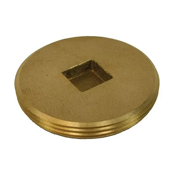 Jones Stephens 5" Countersunk Southern Code Brass Plug 5-1/2" OD, P51500