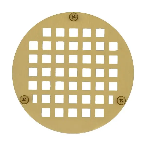 Jones Stephens 5" Sleek Brass Round Strainer, D60791