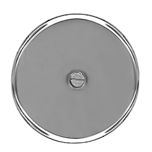 Jones Stephens 6" Stainless Steel Cleanout/Extension Cover, Wall Mount 4" Bolt (24 Gauge), C90016