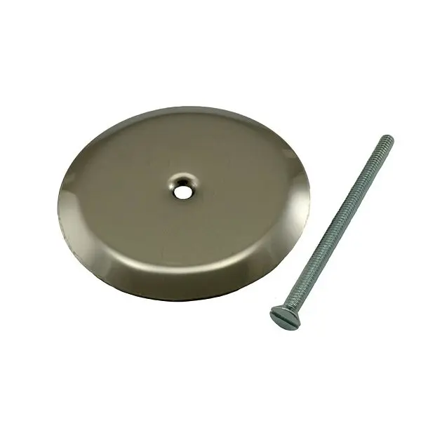 Jones Stephens 6" Stainless Steel Cleanout/Extension Cover, Floor Mount 4" Bolt (16 Gauge), C91016