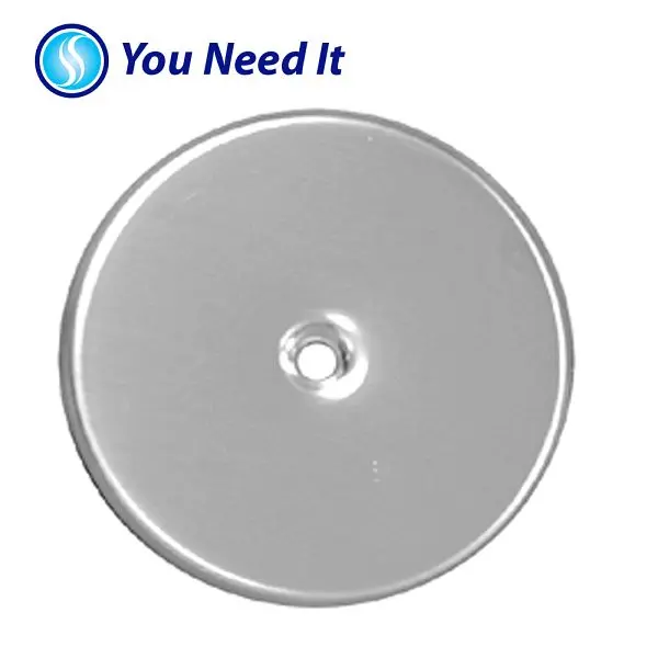 Jones Stephens 6" Stainless Tool Steel Cleanout/Extension Cover, Wall Mount (24 Gauge), C90600