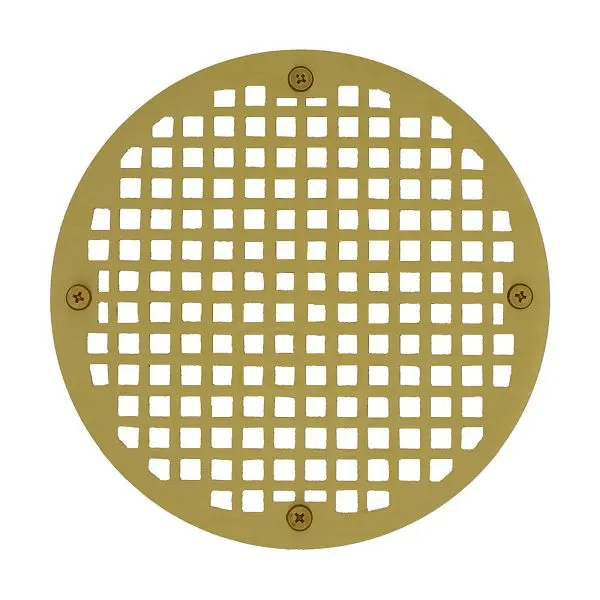 Jones Stephens 8" Sleek Brass Round Strainer, D60795