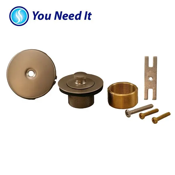 Jones Stephens Brushed Black Nickel One-Hole Lift and Turn Conversion Kit, B5160BN
