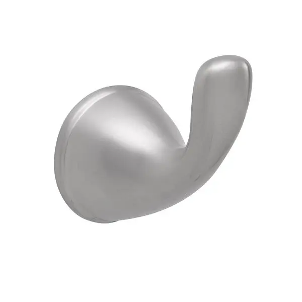 Jones Stephens Brushed Nickel Robe Hook, Mounting Bracket, 97991