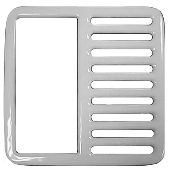 Jones Stephens Half Top Grate Porcelain Coated Floor Sinks, S55050
