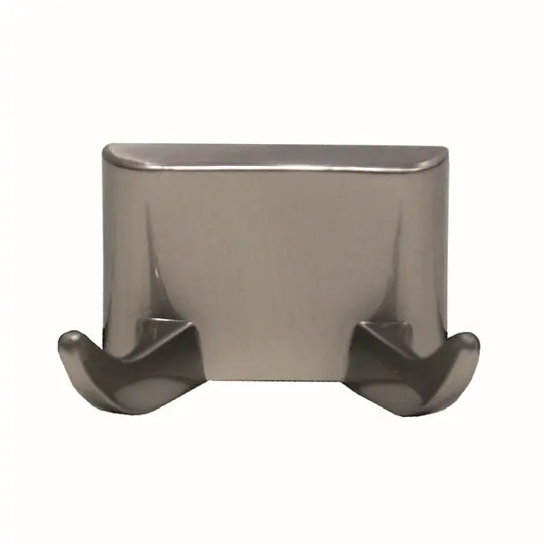Jones Stephens Satin Finish Nickel Double Robe Hook, 97896