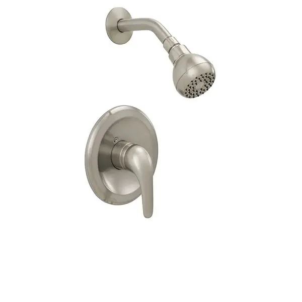 Jones Stephens Textured Finish Electroless Nickel Shower Faucet, Trim Only, 1559091