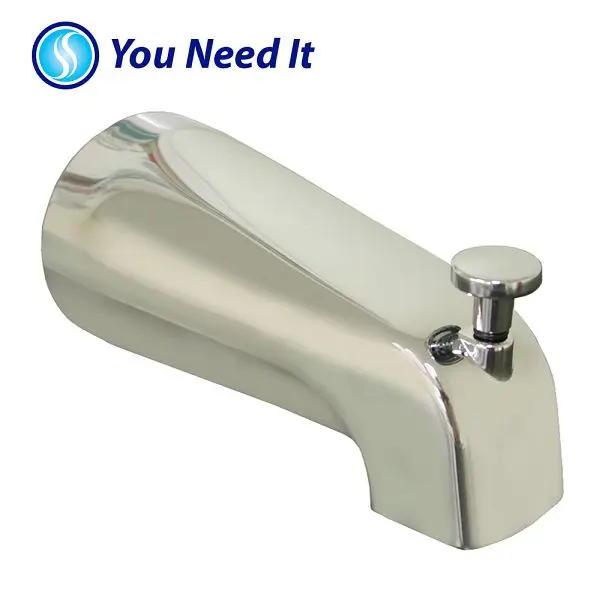 Jones Superior Stephens 1/2" CTS Chrome Plated Slide Connection Diverter Spout Base Connection, D01004 Jones Stephens