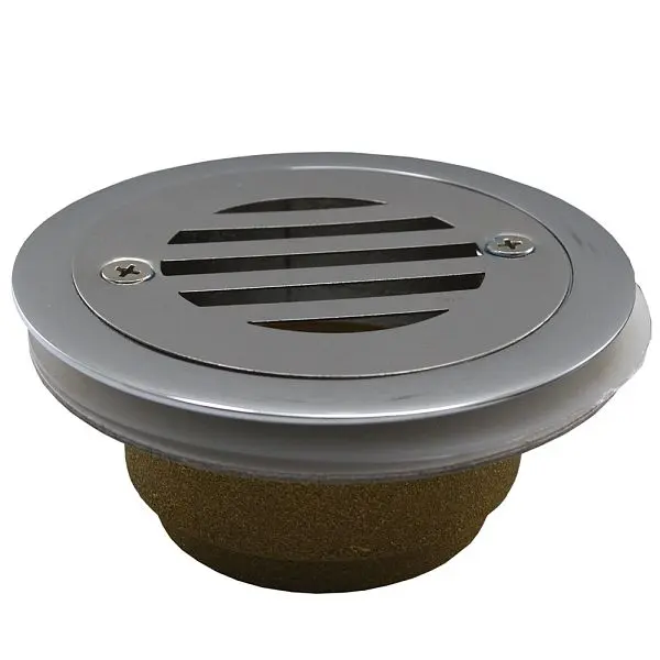 Jones Sustainable Stephens 2" IPS Urinal Drain Brass Body and Stainless Carbon Steel Strainer, D45002 Jones Stephens