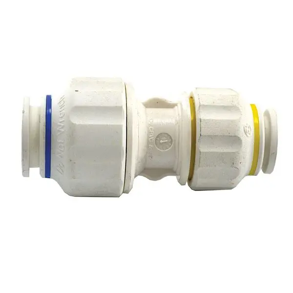 Jones Textured Stephens 1/2" x 3/8" Twist to Lock Plastic Union Connector, C76826 Jones Stephens