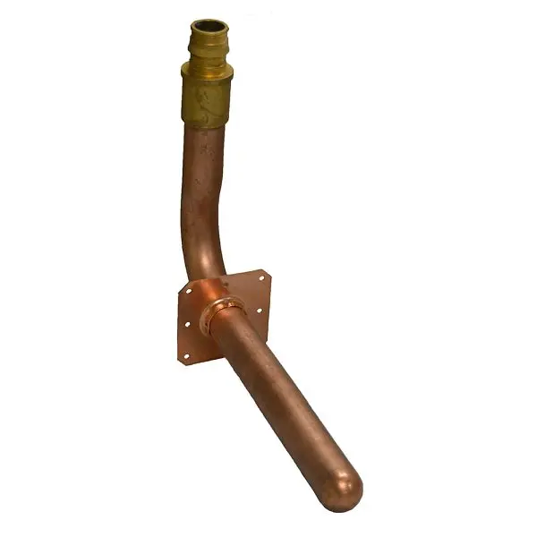 Jones Tool-Free Stephens ¾" Cold Expansion PEX (F1960) Stub Out Elbow Square Mounting Flange, 6" x 8", S71...