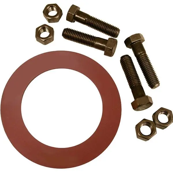Jones Top-Quality Stephens 10" Red Rubber Ring Ginquireet Kit, 7/8" x 3-3/4' Plow Bolt Size, G52110 Jones S...