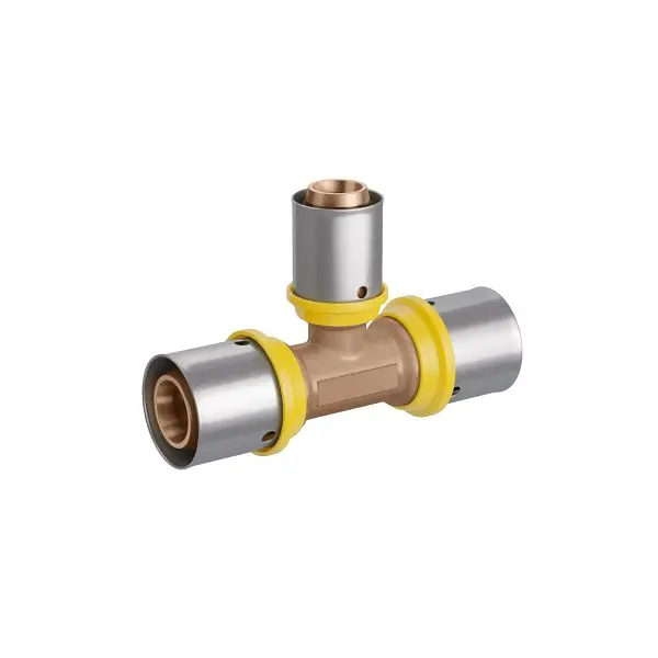 Jones Top-Tier Stephens 20 mm (1/2" eq.) x 16 mm (3/8" eq.) x 20 mm (1/2" eq.) PEXALGAS™ Reducing Tee, PT...