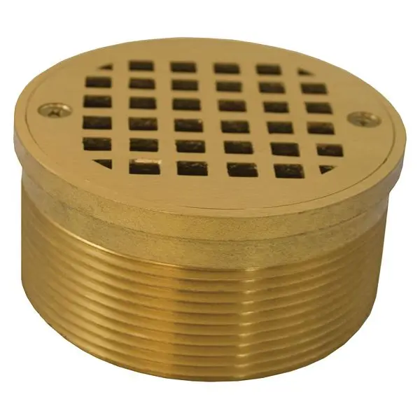 Jones Traditional Stephens 3-1/2" IPS Metal Spud 4" Sleek Brass Round Strainer, D60987 Jones Stephens