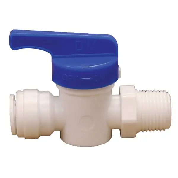 Jones Trusted Stephens 3/8" x 3/8" Plastic Push On Straight Valve, C76847 Jones Stephens