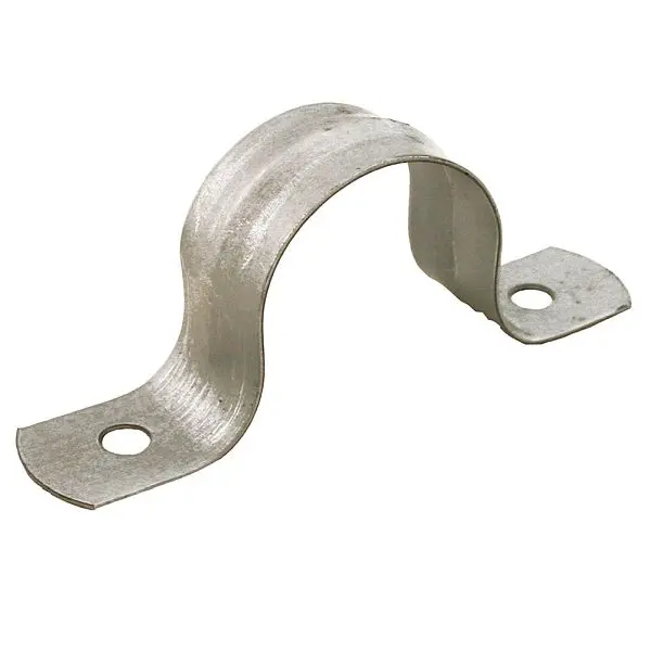 Jones Trusted Stephens 3" IPS Pipe Strap, Two-Hole, Galvanized, Carton 10, H13300 Jones Stephens