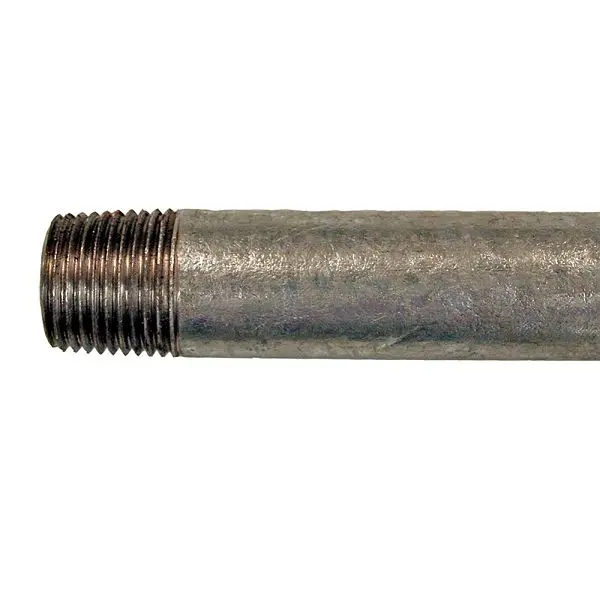 Jones Updated Stephens 2" x 48" Ready Cut Pipe Zinc-Coated, 301G2048 Jones Stephens