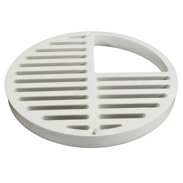 Jones UV-Resistant Stephens PVC Three Quarter Plastic Grate Heavy Duty Traffic Floor Drain, D50906 Jones Stephens