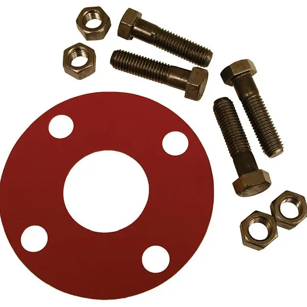 Jones Versatile Stephens 2-1/2" Red Rubber Full Face Ginquireet Kit, 5/8" x 3" Bolt Size, G51125 Jones Step...