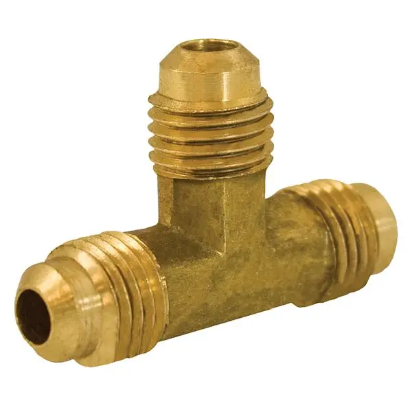 Jones Visible Stephens 1/2" Brass Flare Tee, F40036 Jones Stephens