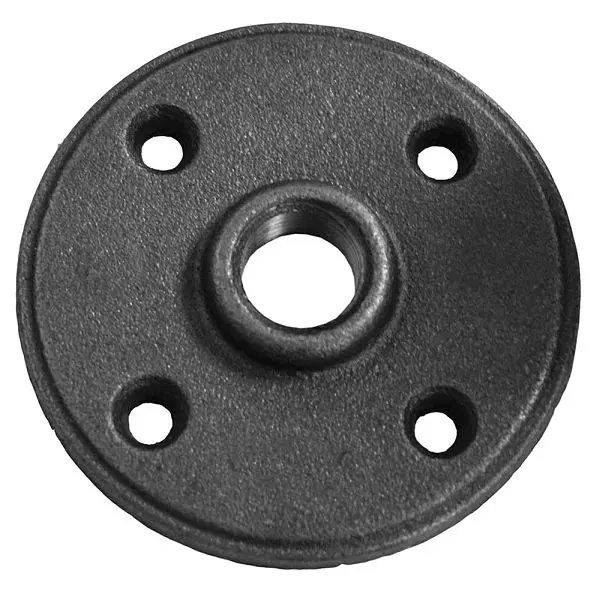 Jones Wear-Resistant Stephens 2" Floor Lap Joint Flange Black, B3550390 Jones Stephens