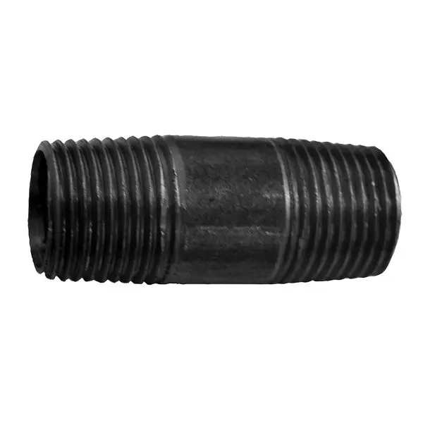 Jones Weather-Resistant Stephens 3/4" x 7-1/2" Pipe Pipe Nipple Black, 30775 Jones Stephens