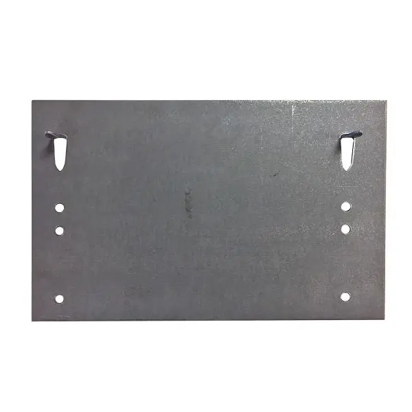 Jones Weather-Resistant Stephens 5" x 8" Self-Roofing Nailing Stud Guard, 16 Gauge, Carton 25, Self Nailing, S33...