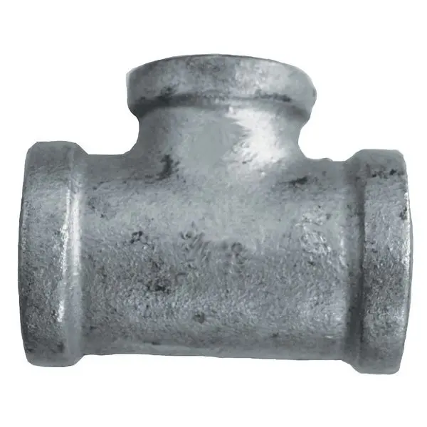 Jones Wide Stephens 2" x 2" x 1/2" Reducing Tee Galvanized, G4600402 Jones Stephens