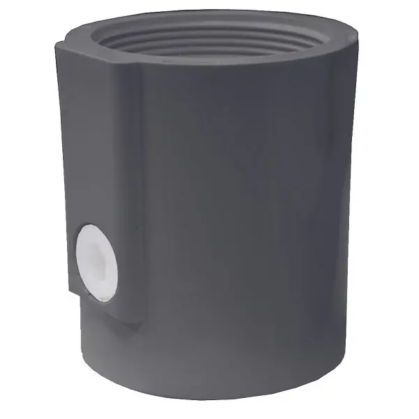 Jones Wide Stephens 2" PVC Pipe Fit Drain Base Primer Tap, 2" Spud, D52120 Jones Stephens