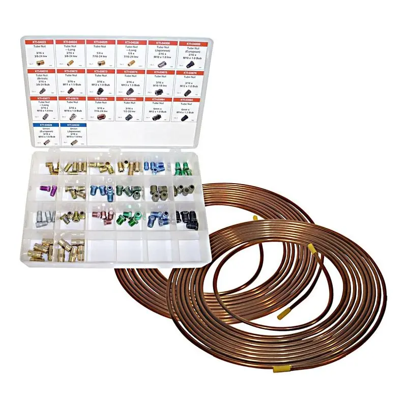 K Tool International 3/16" - 1/4" Master Brake Fitting Assortment, KTI00050