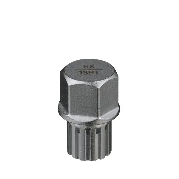 LTI Tools Milton Wheel Lug Nut Key/Threaded Bolt58/13PT, utilize 1/2" Drive Ratchet, LT4150-58/13PT