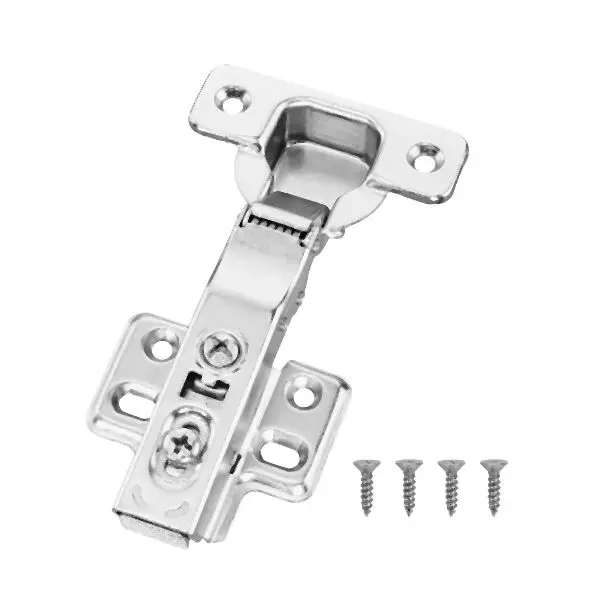 VEVOR Chemical-Resistant Cabinet Door Hinges 60 Pack Full Overlay Soft Close Frameless Type, OSCJJL60JWKST501YV0