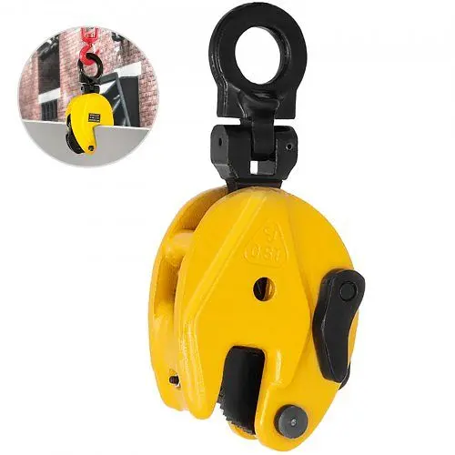 VEVOR Deluxe Lifting Bench Vise Vertical Plate Clamp 1760Lbs/0.8T Industrial Steel Plate Clamp, DG0.8TSD000000001V0