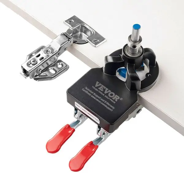 VEVOR Extra-Strong 35 mm Concealed Door Hinge Jig, Aircraft Aluminum Alloy Cabinet Hinge Jig, JLDWKKQTS35MMM9D7V0
