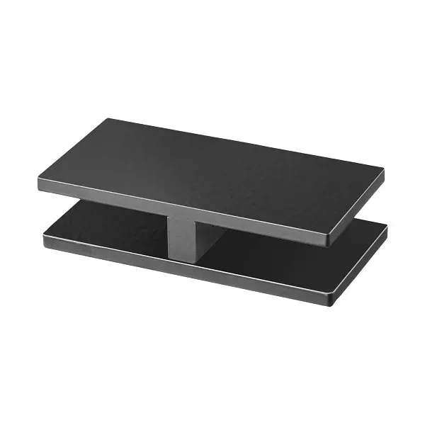 VEVOR Ready-to-Use Glass Clamp, Rectangle Glass Railing Bracket 0.31 "-0.47 " Tempered Glass, 304 Stainless Stee...