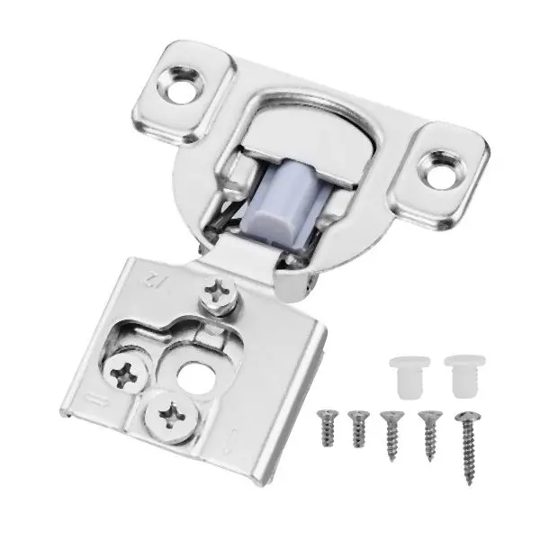 VEVOR Solid Cabinet Door Hinges 60 Pack Partial Overlay Soft Close Framed Type, MSCJJL60JKJSH154JV0
