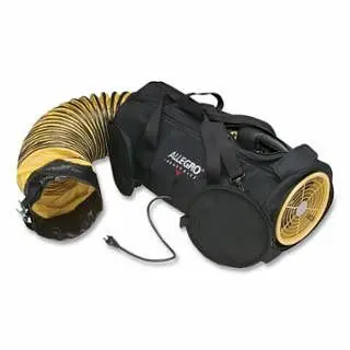 Allegro Axial AC Air Pouch Metal Blower System, 1/4 Hp, 120 V, 8 Blower, 15 Ft Ducting, 9535-08