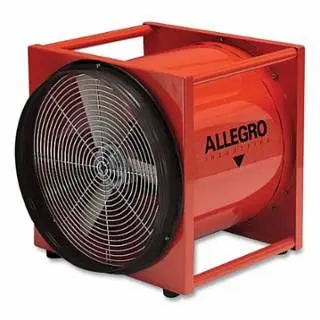 Allegro Axial AC Explosion-Proof (Ex) High Output Metal Blower, 1-1/2 Hp, 115 V/208 V, 230 V, 20 Blower Only, 9525-50EX