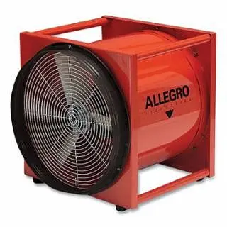 Allegro Axial AC Explosion-Proof (Ex) Metal Blower, 1/2 Hp, 115 V/230 V, 20 Blower Only, 9525-01