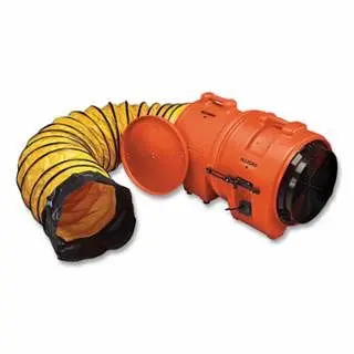Allegro Axial AC Plastic Blower, 1 Hp, 115 V, 16 Blower Canister & 25 Ft Ducting, 9553-25