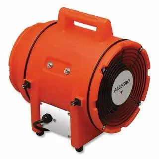 Allegro Fast Axial AC Explosion-Proof (Ex) Plastic Blower, 1/3 Hp, 115 V, 8 Blower Only, 9538