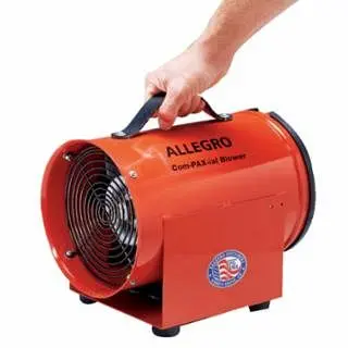 Allegro Waterproof AC Com-Pax-Ial Blowers, 1/3 Hp, 115 V, Single piece per pack, 9534