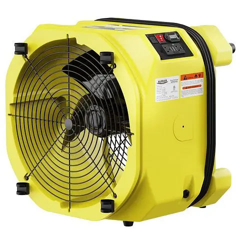 AlorAir Zeus Extreme, Yellow, Axial Fan High-velocity, 3000CFM Hour Meter, Variable Speed, X002S9RFHN