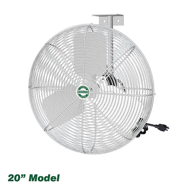 J&D Manufacturing EZ Breeze Fan 20" White, 115V 1/10 HP, VDB20G