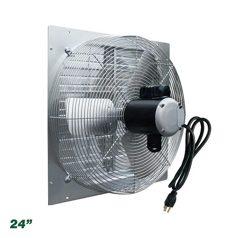 J&D Manufacturing Shutter Fan, 24" 115/230V 1/2 HP, VES24
