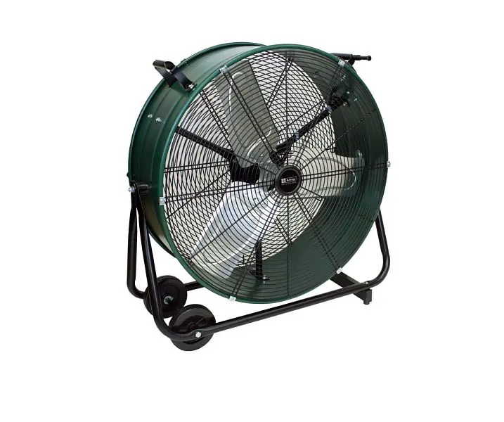 King Electric Drum Fan, 30" Direct Drive, Tiltable, DFC-30D-S