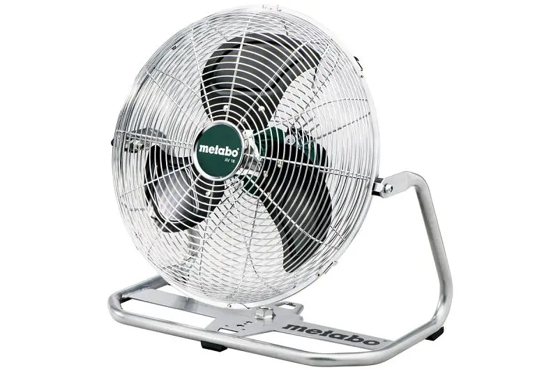Metabo Green 18V 14" Cordless Fan Bare, Maximum Speed 1300 RPM, 606176850